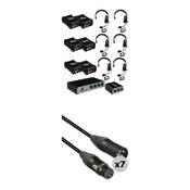 COM 60FCS 6 Headset Intercom System with Cables & Single Sided Headsets Kit