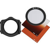 H211 Landscape 2 Filter Kit: P Series Filter Holder, Gold Special Color Effect Filter (P047), Star Effect (8 Point) Filter (P056) and Graduated Tobacco Soft Edge Filter (P125s)
