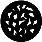 Standard Steel Gobo #7810   Sharp Breakup (Large)