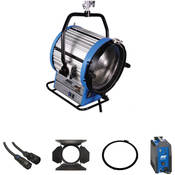 Compact HMI 6000W Fresnel Light Kit   consists of: Compact 6000W Head, 6000W Electronic Ballast with ALF, Filter Frame and Barndoor   NO HMI Bulb  6000 Total Watts (190 250V AC)