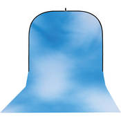 #008 Super Collapsible Background (8x16 , Sky Blue, White)