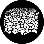 Standard Steel Gobo #7619   River Bed   Size M 66mm