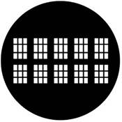 Steel Gobo #77148   Elizabethan (Size B)