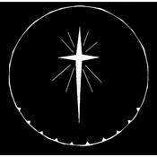 Standard Steel Gobo #7707   Star of Bethlehem   Size A 100mm