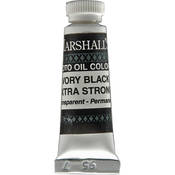 Oil Color Paint Extra Strong: Ivory Black   1 2x2  Tube