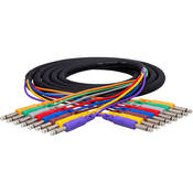 CPP802 8 Channel Male 1 4  Phone to Male 1 4  Phone Snake Cable   6.6  (2 m)
