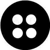 Standard Steel Gobo #7742   Split Four   Size M 66mm