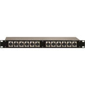 PBXLR 1 (12) Female XLR to (12) Male XLR Patch Bay