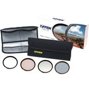 62mm Hollywood F X Classic Filter Kit (Warm Soft F X 3, Vector Star, Black Pro Mist 3, Ultra Contrast 3 Filters & 4 Pocket Pouch)