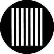 Standard Steel Gobo #7090   Bars   Size B 86mm