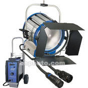 Daylight 12KW 18KW HMI Fresnel Light Kit   consists of: Daylight 12K 18K Head, 12K 18K Electronic Ballast, Filter Frame, Barndoor   NO Bulb   18,000 Total Watts (190 250V AC)