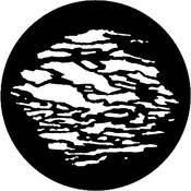 Standard Steel Gobo #7168   Cloud 10   Size B 86mm