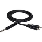 Mono 1 4  Phone Male to 2 RCA Male Y Cable   3.3