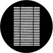 Standard Steel Gobo #7215   Louvre   Size M 66mm