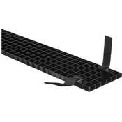 Eggcrate Louver for 2  Single Fixture Black