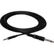 Stereo Mini Male to 1 4  Mono Male Cable   10