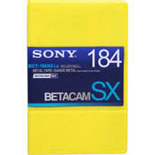 BCT 184SXLA 184 Minute Betacam SX Video Cassette, Large