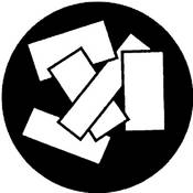 Standard Steel Gobo #7416   Quadrangles   Size B 86mm