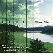 3 x 4  5 Green Soft Edge Graduated Filter (Vertical Orientation)