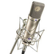 U87 Ai SETZ   Microphone with EA87 Elastic Suspension Mount (Nickel)