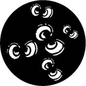 Standard Steel Gobo #78106M Eyes (M = Size 66mm)