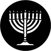 Standard Steel Gobo #78007B Menorah (B = Size 86mm)