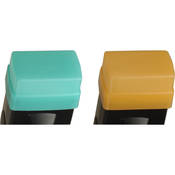 OC EXSET Gold and Green Omni Bounce Flash Diffuser Set for Canon 420EX, Promaster FT 1700 & Vivitar 550 FD Flash