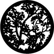 Standard Steel Gobo #7109   Blossoms (Detail)   Size B 86mm