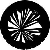 Standard Steel Gobo #7795   Shattered   Size B 86mm