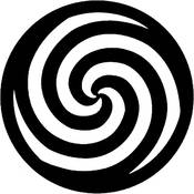 Standard Steel Gobo #7761   Spiral   Size B 86mm