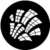 Standard Steel Gobo #7792   Runyon Windows   Size A 100mm