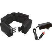 PRB 24ATM Heavy Duty Starved Electrolyte (Lead Acid) Battery Belt (12v, 24 amp hours) Cigarette Connector, with Automatic Charger