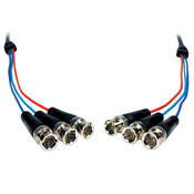 3 BNC Male to 3 BNC Male Component Cable   6 ft