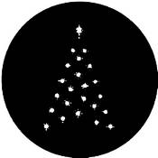 Standard Steel Gobo #7363   Christmas Tree D