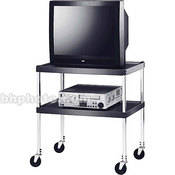 35  2 Shelf Video Stand for 25  Monitors