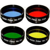 Series 4000 4 Piece Filter Set #1 (1.25 ) Yellow #12, Light Red #23A, Green #58 & Blue 80A