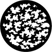 Standard Steel Gobo #7806   Leaf Breakup (Large)   Size B 86mm