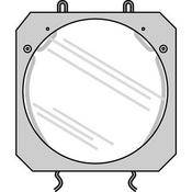 Clear Glass for Omni light   fits Barndoor Frame