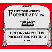 JD 3 Holography Processing Kit for Black & White Film   1 Liter