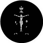 Standard Steel Gobo #73615   Stained Glass Comp (White)