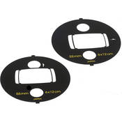 Viewfinder Mask Set with Shift Indications (for 6x9 and 6x12 cm Formats with a 55mm  Lens) for SW 612 Cameras