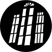Standard Steel Gobo #7704   French Doors   Size M 66mm