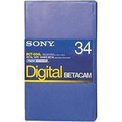 BCT D34L 34 Minute Digital Betacam Video Cassette in Album Case (Large)