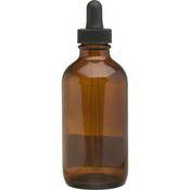 Glass Storage Jug with Dropper, Amber   120ml