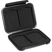 Hard Plastic Digital Media Storage Case   holds 4 Compact Flash Cards