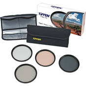 77mm Deluxe Enhancing Kit (Digital Ultra Clear, Enhancing, Circular Polarizing & 812 Color Warming Glass Filters)