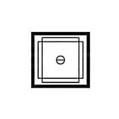 Intenscreen Focusing Screen for Fuji GX 680 Series Cameras   Matte with Horizontal Split Image