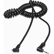 SP Flash Sync Cord   Sunpak Single Pin to PC Male   Coiled   21  to 5