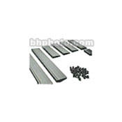 Single Fixture Wire Channel Repair Kit   Silver