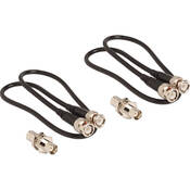 UA600 Front Mount Antenna Kit for U4S, U4D and UC4 Receivers, Includes 2 Coaxial Antenna Cables and 2 Bulkhead Adapters